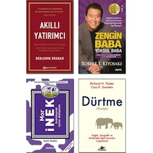 Akıllı Yatırımcı + Zengın Baba Yoksul Baba + Mor Inek + Durtme 4 Set