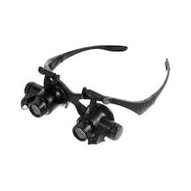 Dancemonkey 9892g Led Işıklı 10x/15x/20x/25x Büyüteçli Tamir Gözlüğü