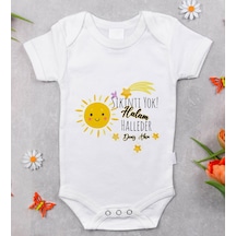 Bitmeyenkartus Bk Kids Isimli Sıkıntı Yok Halam Halleder Tasarımlı Bebek Body Zı Çok Renkli