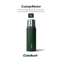 Cooker Campmate 1 Litre Paslanmaz Çelik Termos Ckr2081 Yeşil