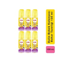 Dalin Bebek Kolonyası Sprey Sprey Bahar Tazeliği 100 Ml 6 Adet