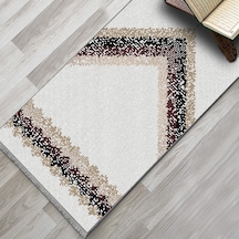 Evaşk Namazlık Dokuma Halı Kaymaz Muslumana Seccade 80 x 130 KAHVERENGİ EVAŞK401D66