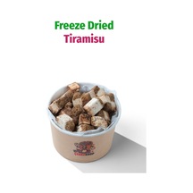 Freeze Dried Tiramisu Kurutulmuş Çıtır Tiramisu Küpleri, Kahveli Kakaolu Atıştırmalık - 85 Gr