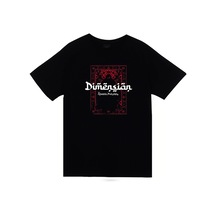 Dimension - Halı - Motif Baskılı Unisex %100 Pamuk Siyah T-shirt SIYAH
