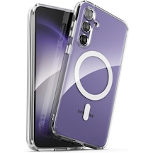 Samsung Galaxy S23 Fe Kılıf Magsafe Özellikli Darbe Emici Şeffaf