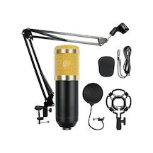 Bm800 Stüdyo Kayıt Youtuber Mikrofonu Seti + Stand + Pop Filtre