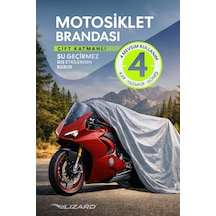 Kawasaki Vulcan 1700 Vaquero Uyumlu Su Geçirmez Motosiklet Brandası Motor Branda Taşıma Çantalı Lastikli