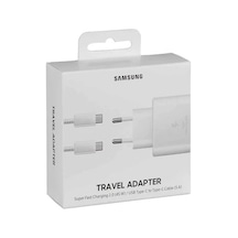 Samsung Uyumlu 45W Type-C Şarj Aleti - Beyaz