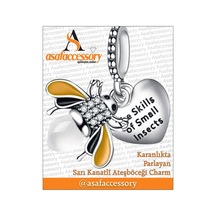 Sarı Kanatlı Ateşböceği Charm Asafaccessory