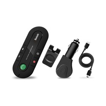 Cbtx Araba Güneşlik Ahizesiz Arama Bluetooth Araç Kiti Araç Kablosuz Bluetooth Alıcısı Müzik Çalar - Siyah