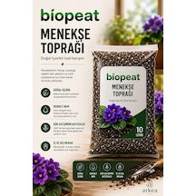 Menekşe Toprağı 10 Litre Hava Geçirgen Özel Karışım Menekşe Ve Salon Bitkileri İçin 1000