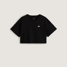 Vans Salton Relax Crop Ss Kadın Tişört C-van000p5qblkblk Siyah