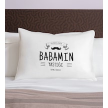 Bk Gift Kişiye Özel Baba Temalı Pamuklu Yastık Kılıfı-5 50x70cm, Babaya Hediye, Babalar Günü Hediyeleri Kobitmeyencom31342 Bk Gift