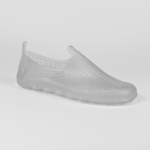 Unisex Şeffaf Kaydırmaz Tabanlı Ergonomik Tasarımlı Dayanıklı Plaj, Havuz, Deniz Ayakkabısı Beyaz