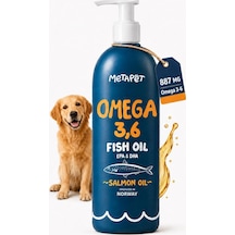 Köpekler İçin Somon Balık Yağı Omega 3-6, Epa & Dha 200 Ml