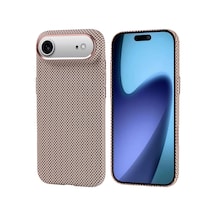 Zore İphone 17 Air Kılıf M-safe Şarj Özellikli Karbon Fiber Görünümlü Ogaa Nekst Kapak - Gold Altın