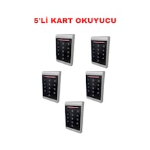Sr-221 Em Şifreli Proximity Kart Okuyucu 125 Khz Dokunmatik Tuş Takımlı 12/24v Ac/dc Standalone Geçiş Kontrol Cihazı 5 Adet