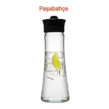 Paşabahçe Cam Sürahi Siyah Vida Kapaklı