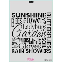 Mey İthalat Rich New Seri N-326 Stencil 35x25 Cm