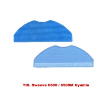 Tcl Uyumlu Sweeva 6500 / 6500m Uyumlu 2 Adet Mop Paspas Bezi