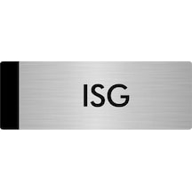 Metal Yönlendirme Levhası, Departman Kapı Isimliği Isg 10x20 Cm Gümüş Renk