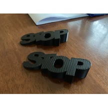 Stop Yazılı Kapı Stoperi