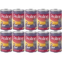 Pro Line Dana Etli Yetişkin Kedi Konservesi 10 x 400 G