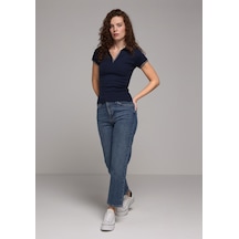 Colin's Colins Straight Fit Kadın Mid İndigo Denim Jean Pantolon Cl1079855 Q1.v1 Dn44932 Denim