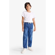 Defacto Erkek Çocuk Jogger Fit Jean Pantolon G3022a825aunm28 Mavi