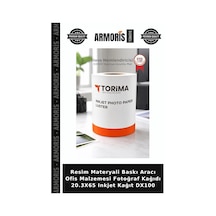 Resim Materyali Baskı Aracı Ofis Malzemesi Fotoğraf Kağıdı 20.3x65 Inkjet Kağıt Dx100