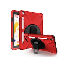 İpad Air 3 10.5 Kılıf Amazing Tablet Kapak - Kırmızı Diğer