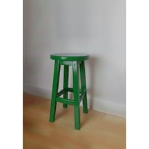 Ahşap Tabure 55 Cm / Arbrestore Yeşil