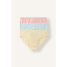 Defacto %100 Pamuk 3lü Slip Külot Seti Kız Çocuk I7887a826aupn69 Pembe-pn69
