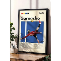 Alejandro Garnacho Çerçeveli Tablo - Dekoratif Çerçeveli Futbolcu Poster Tablo