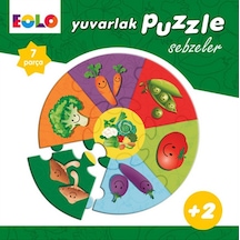 Yuvarlak Puzzle - Sebzeler- Eolo
