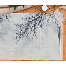 Spring Kumaş Amerikan Servis 4'lü Set 35x50cm Keten Kumaş Ulusl. Yıkama Ve Solmama Sertifikası Çok Renkli