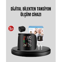 Bilekten - 241 - Ölçüm Dijital Tansiyon Aleti Renkli Risk Göstergeli Ve - Glblseme - Aritmi Uyarılı
