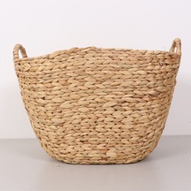 Sabad 53x32x36 Cm. Su Sümbülü Oval Sepet Bej