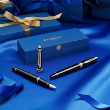 Waterman Expert Paslanmaz Çelik Altın Tasarımlı Dolma Kalem, Orta Diğer