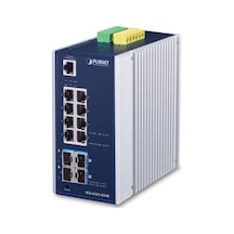 Planet Pl-ıgs-6325-8t4x 8 Port Gigabit 4 Port 10g Sfp+ Endüstriyel Managed Switch