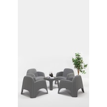 Şile Pratik Bahçe, Balkon Oturma Grubu 1+1+1+1+s - Gri Şile Pratik Bahçe, Balkon Oturma Grubu 1+1+1+1+s - Gri
