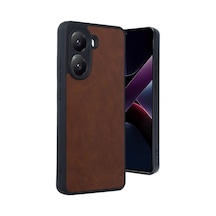 Poco X7 Pro Kılıf Aras Deri Kapak - Taba İtdark43291
