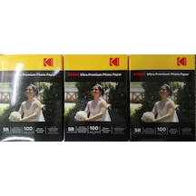 Kodak Premium Glossy 3 Lü Parlak 13X18 260 G/M² Fotoğraf Kağıdı