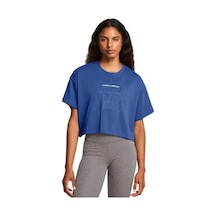 Under Armour W Varsity Mix Hw Kadın Mavi Antrenman T-shirt 1389156-432 Mavi