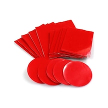 Slikon Bant Çift Taraflı Gri Süper Güçlü Çivi Bant 5 Cm X 3 Cm 50 Adet