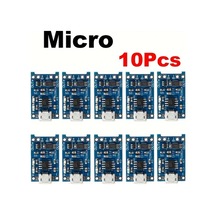 Cordial 10 Adet Mikro-10 5v 1a 18650 Lityum Pil Şarj Kartı Tp4056 Tip C Mikro Usb Şarj Modülü Koruma