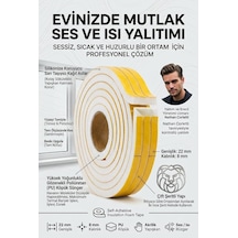 Tr 3 Metre Bölünebilir Kapı Pencere İzolasyon Süngeri 22x8 Mm Yapışkanlı Yalıtım Bandı 723806