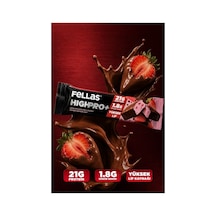 Çikolata Kaplı Highpro Protein Bar - Çilekli 50 G X 12 Adet