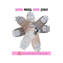 Angbutik Aytuğ 33278 Kadın Modal Patik Çorap Çok Renkli