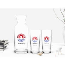 Kişiye Özel Renkli Baskılı Kuşadası Tasarımlı Turistik İkili Rakı